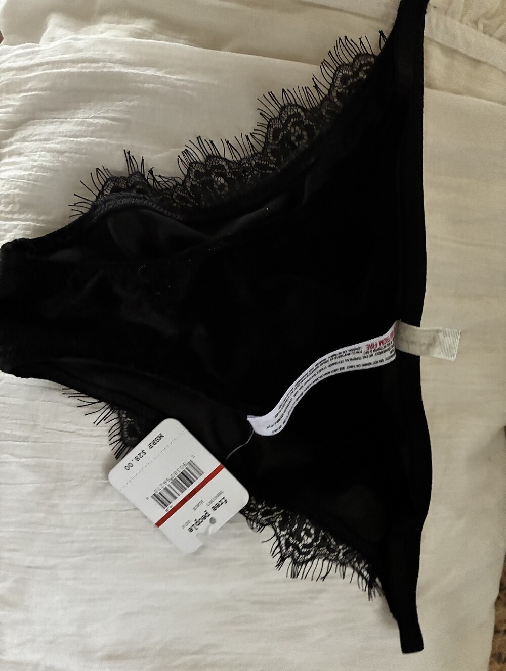 Free People Black Velvet Underwear Set - Picture 11 of 11